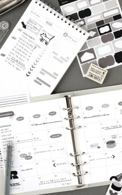 6pcs Colorful Pieces Deco Sticker Set