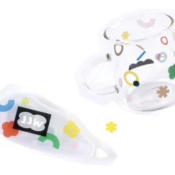 6pcs Colorful Pieces Deco Sticker Set