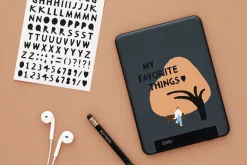 10pcs Colorful Typography Sticker Set