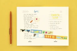 10pcs Colorful Typography Sticker Set