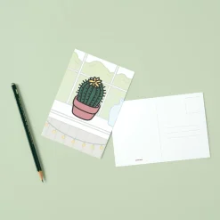 12pcs Cozy Home Houseplant Postcard Set