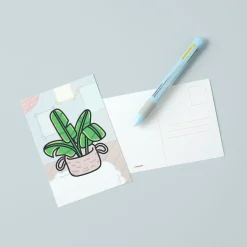 12pcs Cozy Home Houseplant Postcard Set