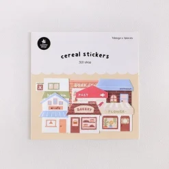 21pcs Cozy Shops Cereal Sticker Set