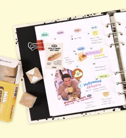 6pcs Daily Journal Deco Sticker Set