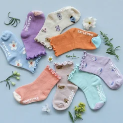 4pcs Daily Kids Crew Socks Set