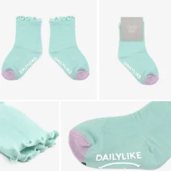 4pcs Daily Kids Crew Socks Set