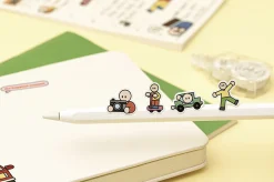 6pcs Daily Point Removable Sticker Set