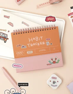 6pcs Daily Point Removable Sticker Set