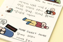 6pcs Daily Point Removable Sticker Set