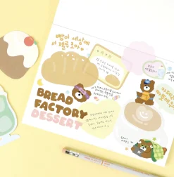 23pcs Dessert Cafe Sticker Set