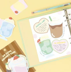 23pcs Dessert Cafe Sticker Set