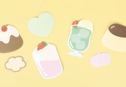 23pcs Dessert Cafe Sticker Set