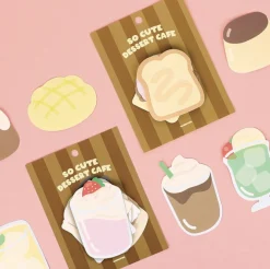 23pcs Dessert Cafe Sticker Set