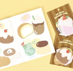 23pcs Dessert Cafe Sticker Set