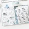 6pcs Doodle Alphabet Sticker Set