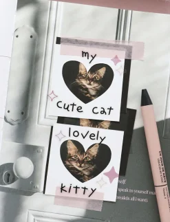 6pcs Doodle Alphabet Sticker Set
