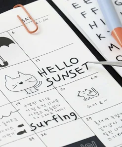 6pcs Doodle Alphabet Sticker Set