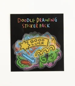 20pcs Doodle Drawing Removable Sticker Set