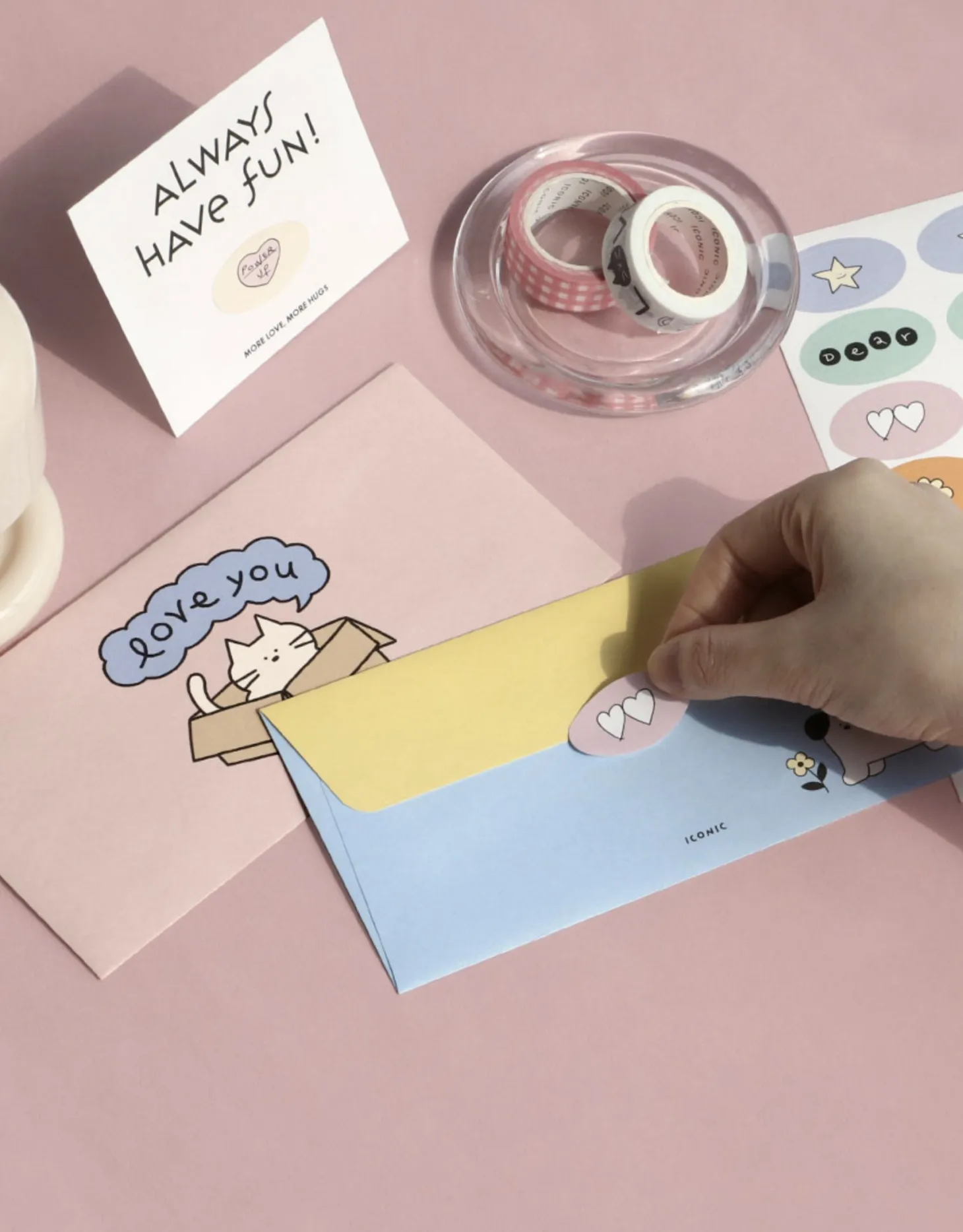 24pcs Doodle Gift Envelope Set