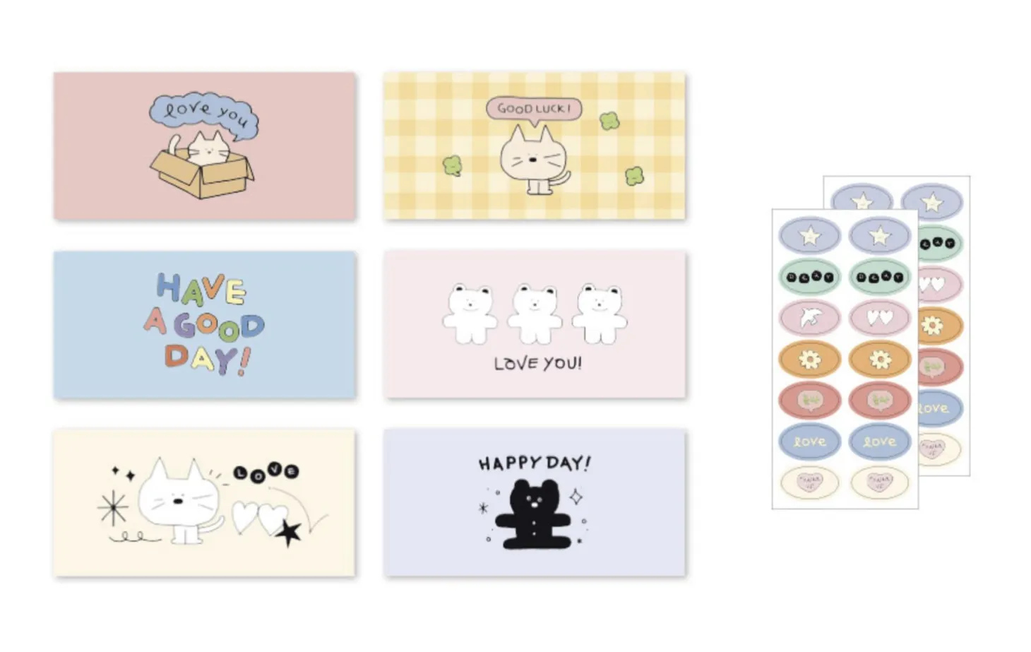 24pcs Doodle Gift Envelope Set
