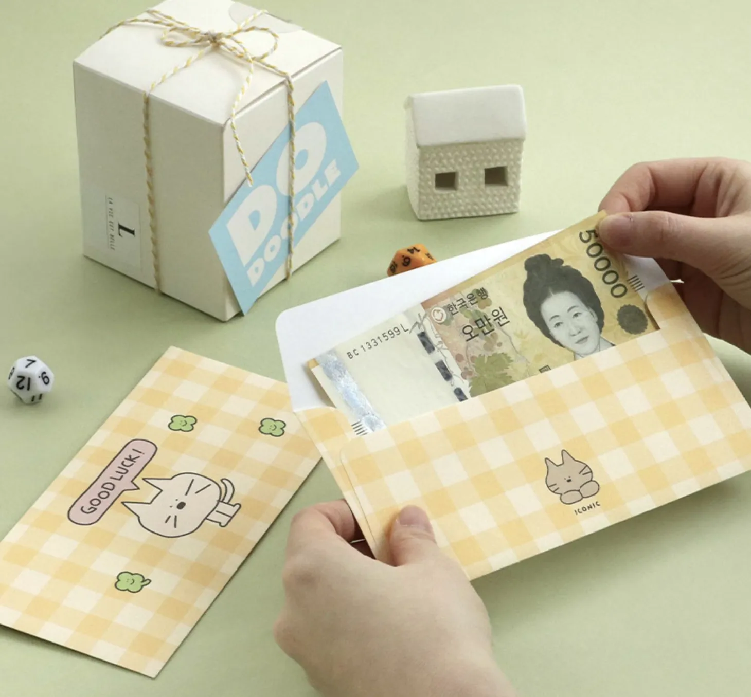 24pcs Doodle Gift Envelope Set