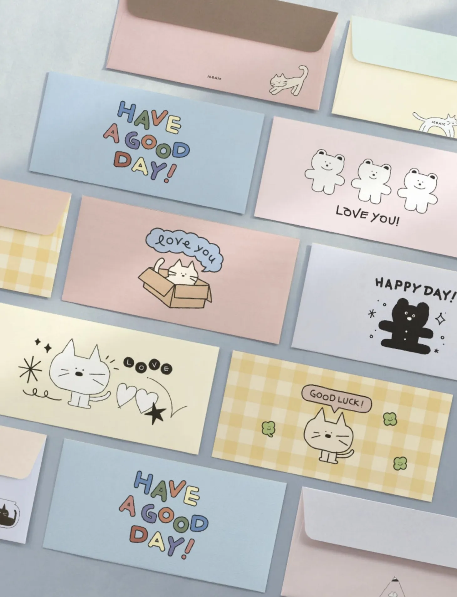 24pcs Doodle Gift Envelope Set