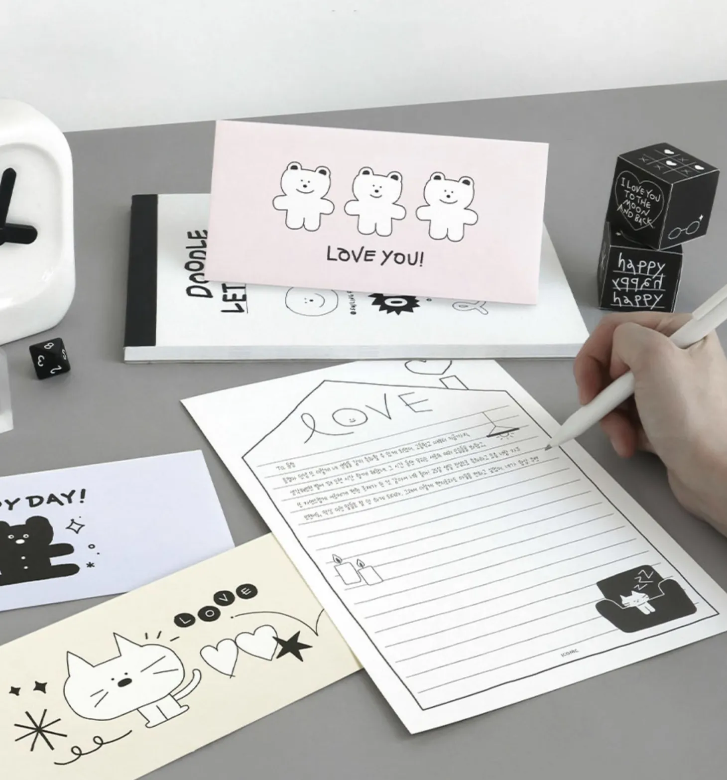 24pcs Doodle Gift Envelope Set