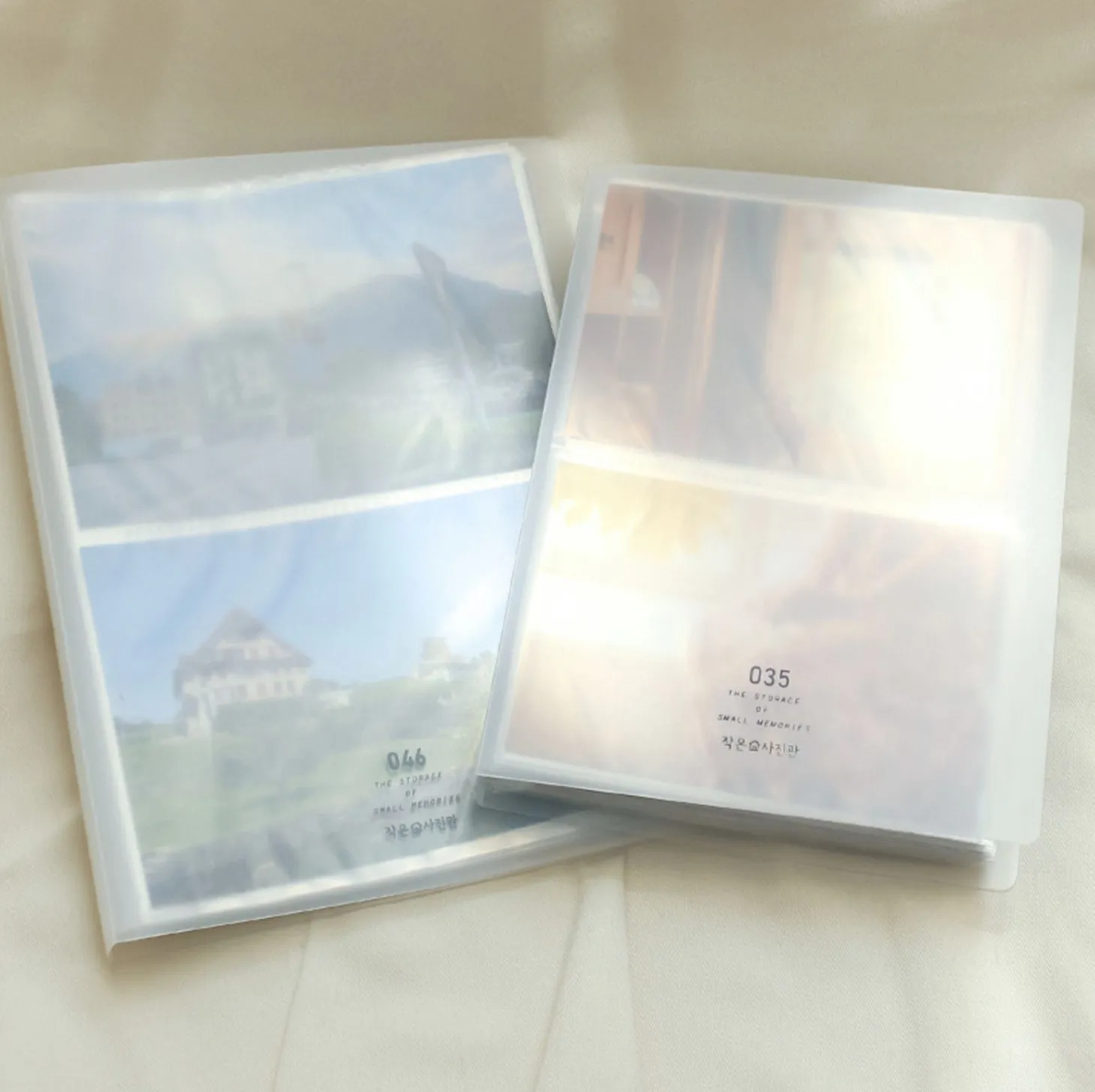 4pcs Double Pocket Photo Album Set