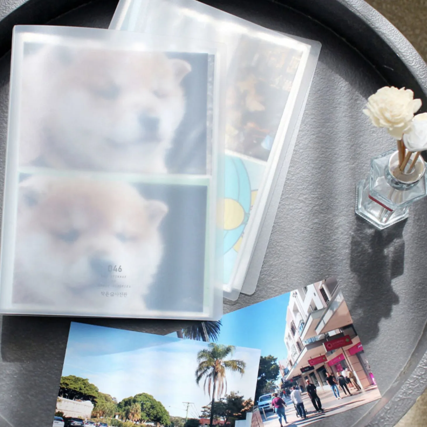 4pcs Double Pocket Photo Album Set