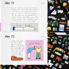 8pcs Drawing Illustration Removable Sticker Set