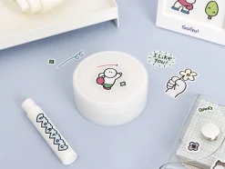 6pcs Drawing Point Removable Sticker Set