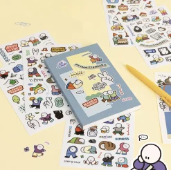 6pcs Drawing Point Removable Sticker Set