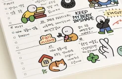 6pcs Drawing Point Removable Sticker Set