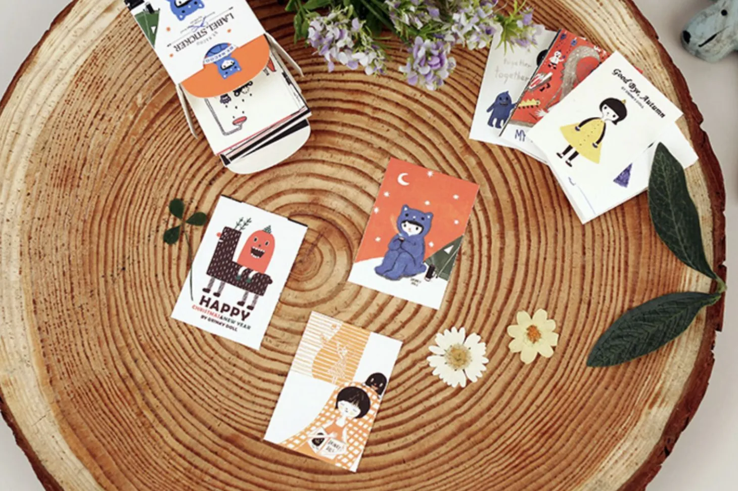 48pcs Drinky Doll Label Sticker Set