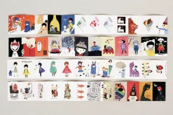 48pcs Drinky Doll Label Sticker Set