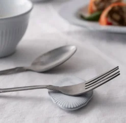 2pcs French Mood Blanc Spoon Rest Set
