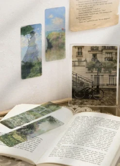 4pcs Gogh & Monet Bookmark Set
