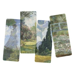 4pcs Gogh & Monet Bookmark Set