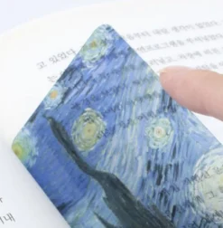 4pcs Gogh & Monet Bookmark Set