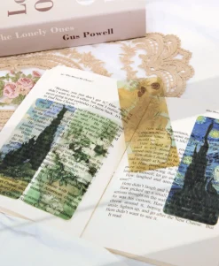 4pcs Gogh & Monet Bookmark Set