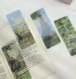 4pcs Gogh & Monet Bookmark Set