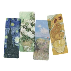 4pcs Gogh & Monet Bookmark Set