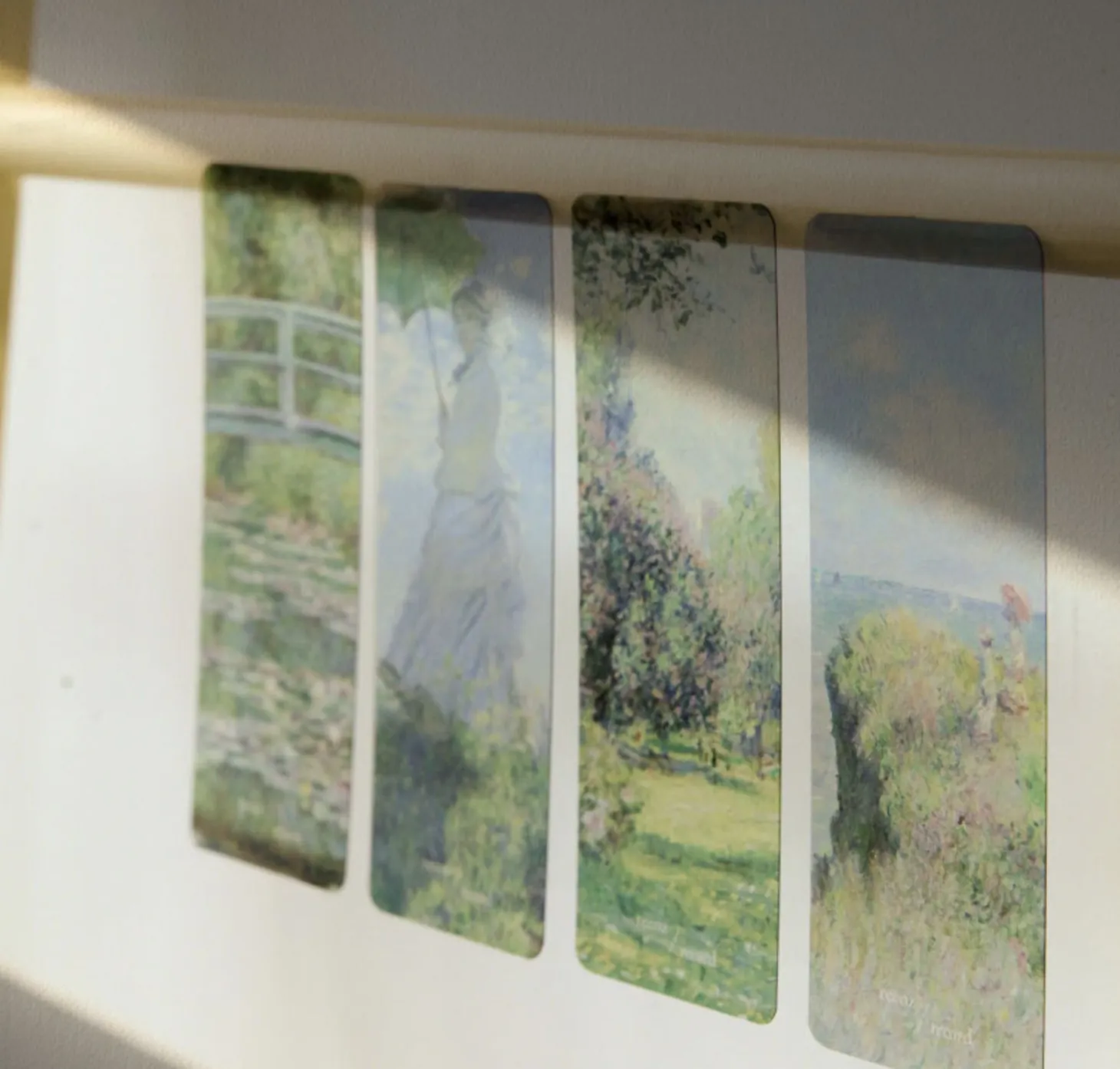 4pcs Gogh & Monet Bookmark Set