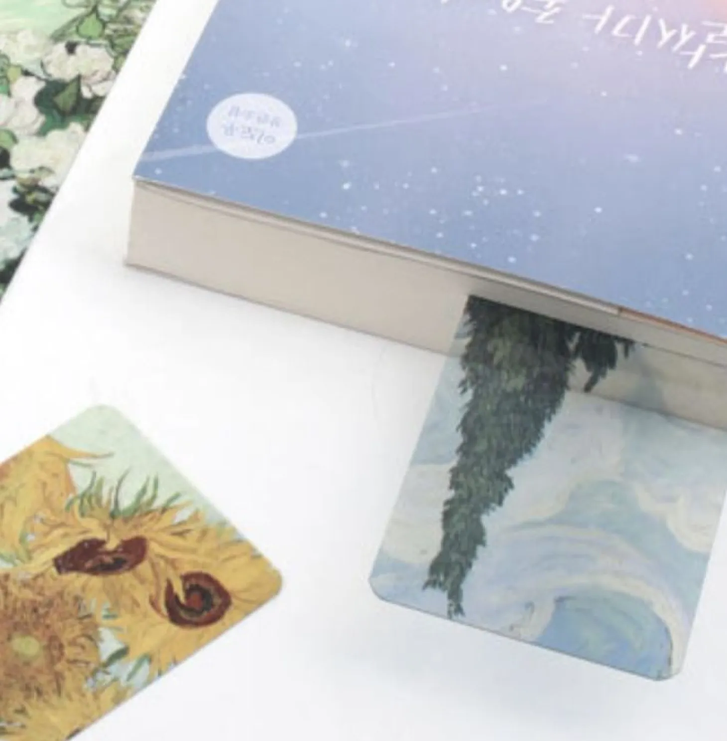 4pcs Gogh & Monet Bookmark Set