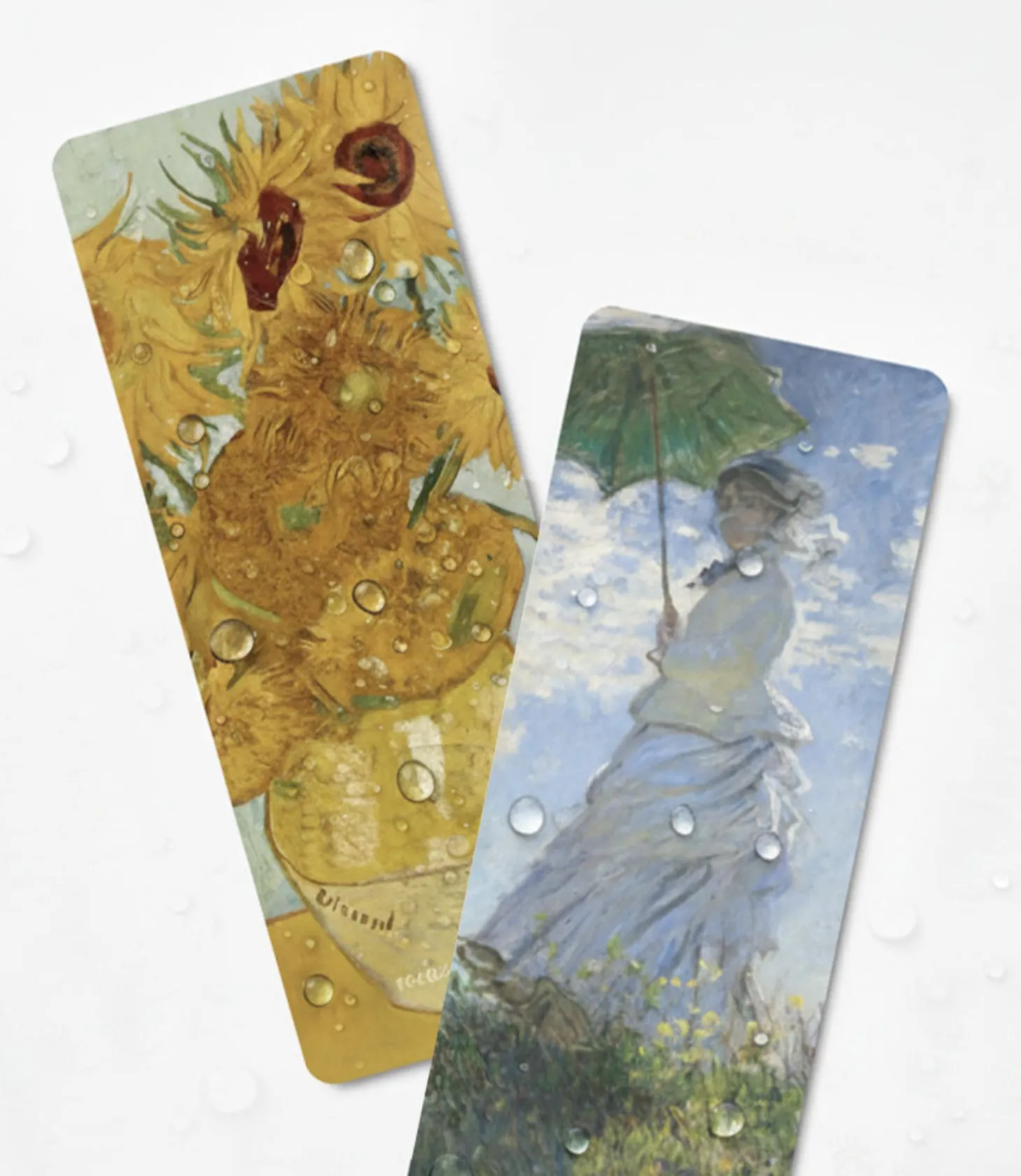 4pcs Gogh & Monet Bookmark Set