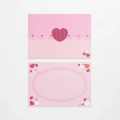 2pcs Heart Card & Envelope Set