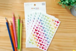 9pcs Heart Deco Sticker Set v2