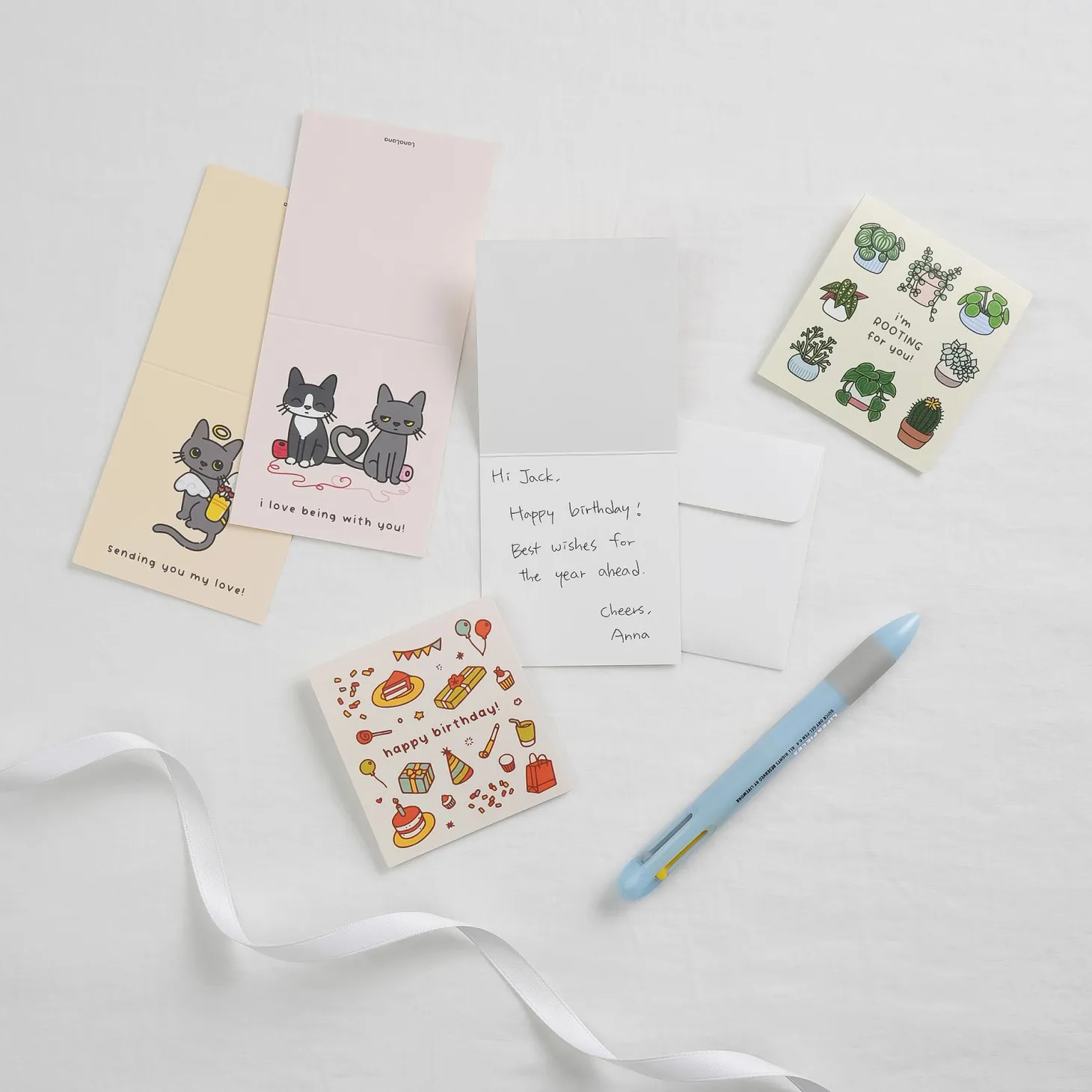 2pcs Houseplant Mini Card Set