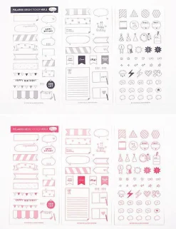 6pcs Instax Deco Sticker Set