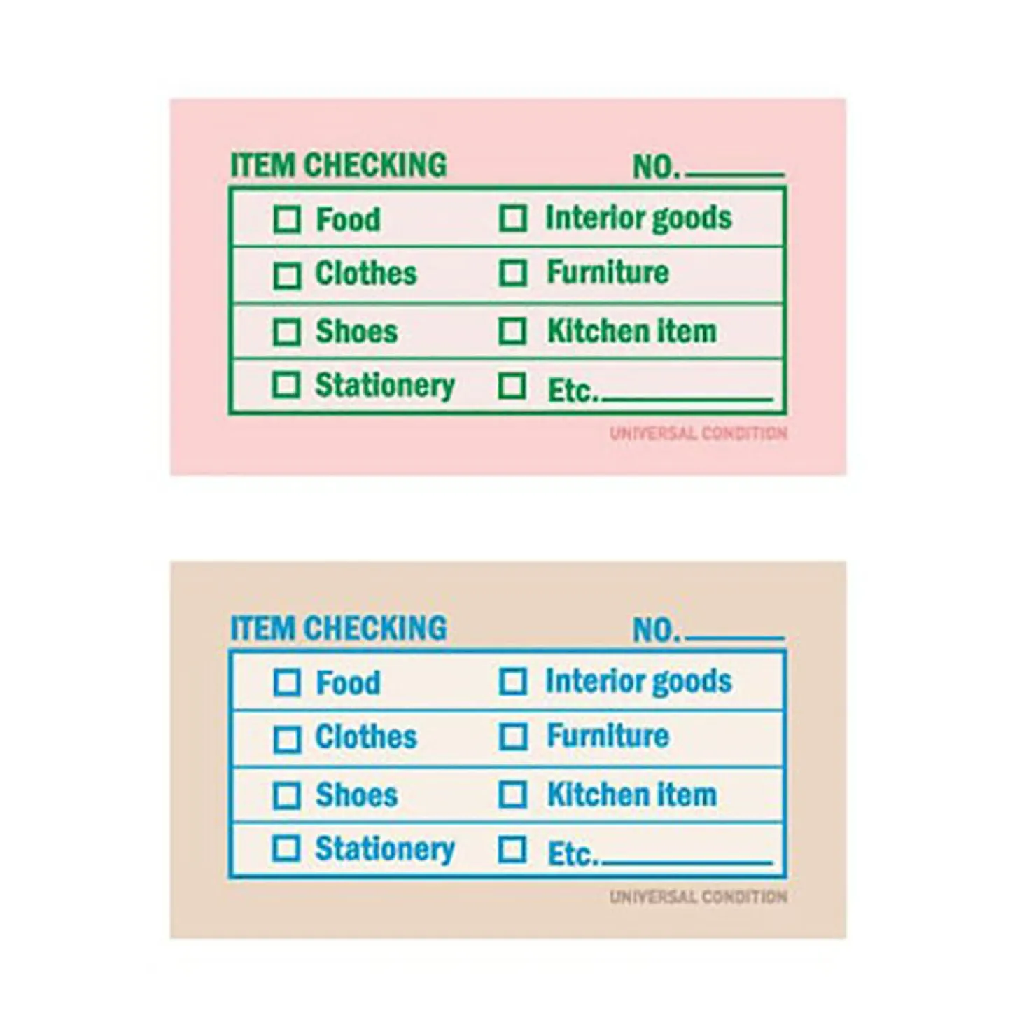 10pcs Item Checking Label Sticker